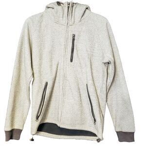 Beams Heart Men's Sweater Hoodie with Zippered Pockets. Made in‎ Japan